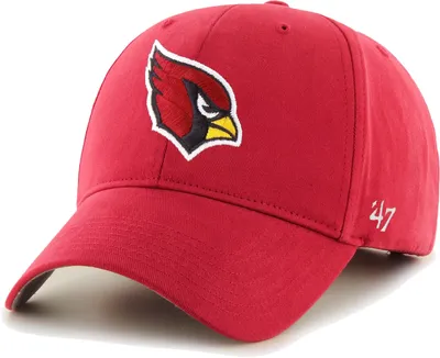 '47 Youth Arizona Cardinals Red Basic MVP Adjustable Hat