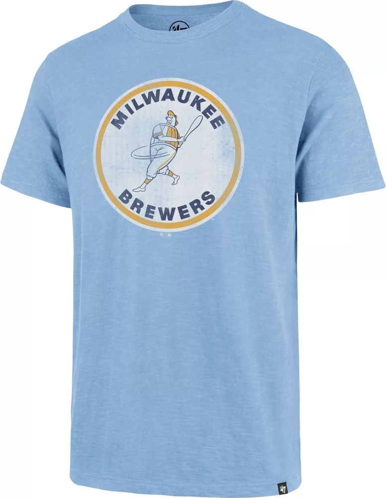 47 Men's Milwaukee Brewers Navy Scrum T-Shirt