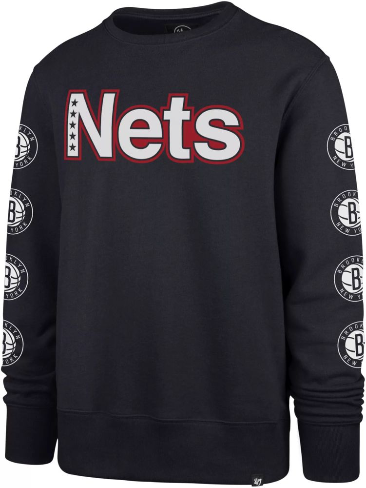 Brooklyn Nets Nike Block Graphic T-Shirt - White - Mens