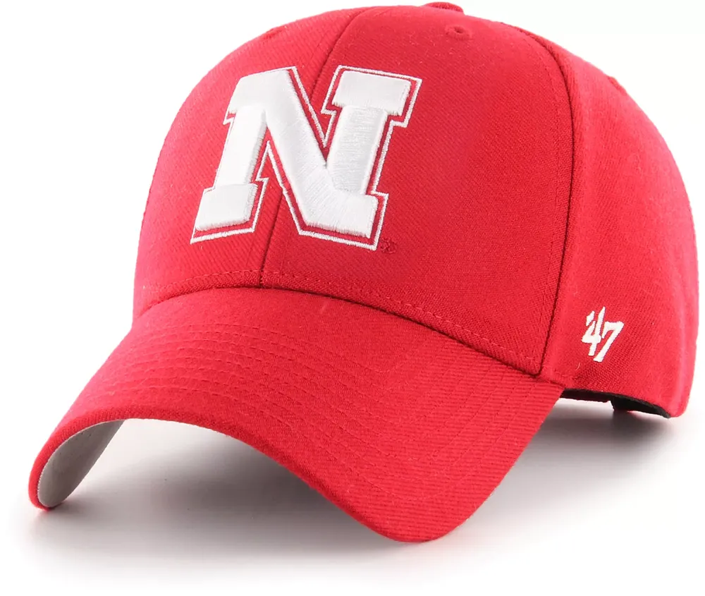 '47 Men's Nebraska Cornhuskers MVP Red Adjustable Hat