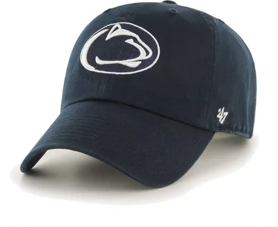 ‘47 Men's Penn State Nittany Lions Blue Clean Up Adjustable Hat