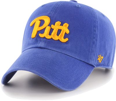 ‘47 Men's Pitt Panthers Blue Clean Up Adjustable Hat