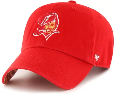 47 Men's Tampa Bay Buccaneers Zubaz Red Clean Up Hat