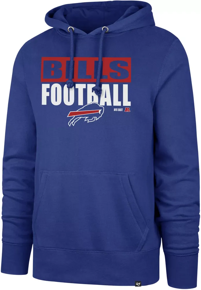 '47 Men's Buffalo Bills Blockout Royal Headline Hoodie