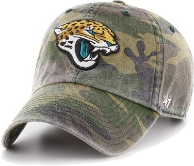 Men's '47 Camo Green Bay Packers Branson Clean Up Trucker Hat