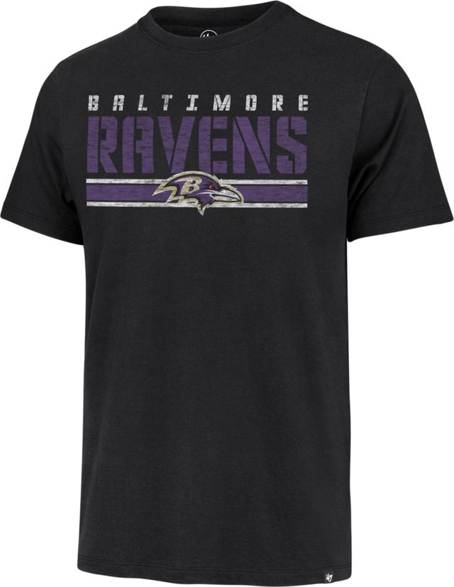 47 Brand / Men's Baltimore Ravens Replay Franklin Black Long Sleeve T-Shirt