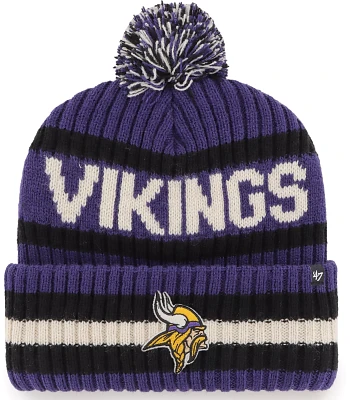 '47 Men's Minnesota Vikings Bering Purple Pom Knit