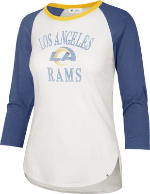 Concepts Sport Women's Los Angeles Rams White Long Sleeve T-Shirt