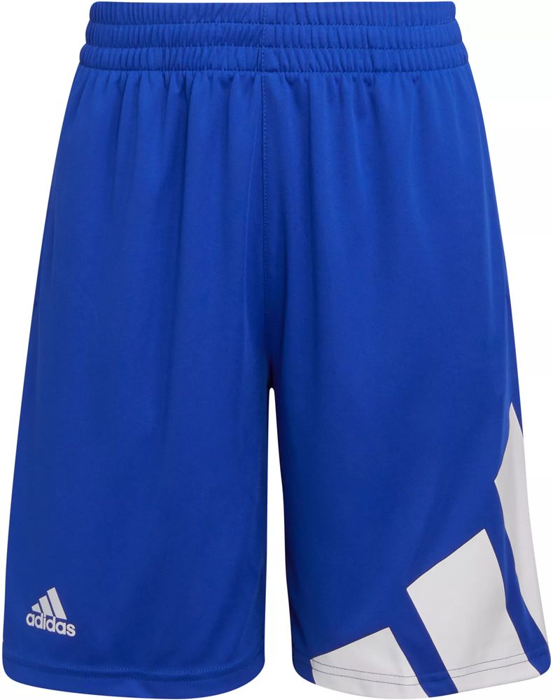 adidas Boys' Elastic Waistband Bar Shorts