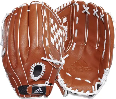 adidas Girls' 12.5" Triple Stripe Series Softball Glove