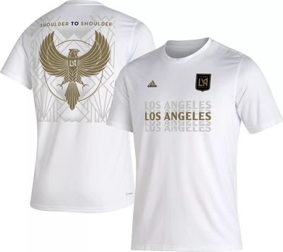 adidas Los Angeles FC '22 White Jersey Hook T-Shirt