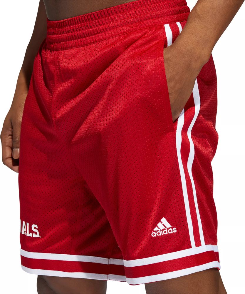 Men's Adidas Charcoal Kansas Jayhawks Reverse Retro Basketball Shorts