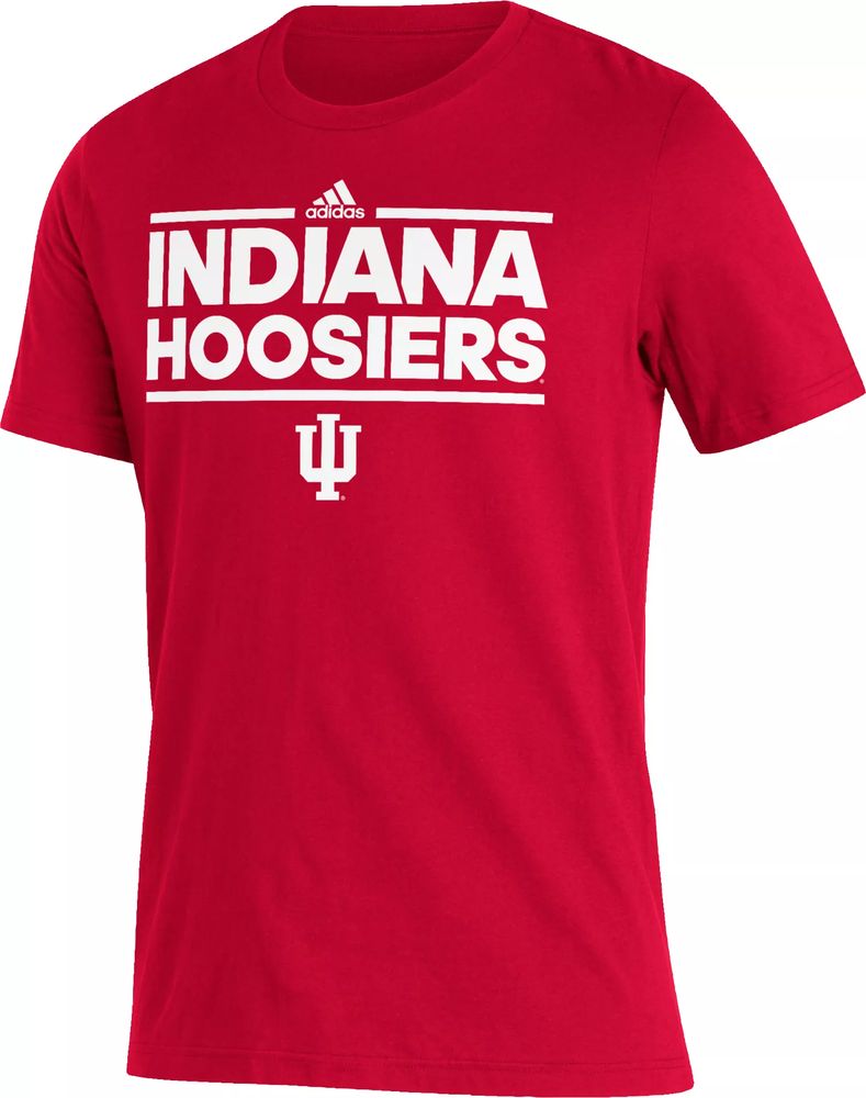 adidas Youth Indiana Hoosiers White Amplifier T-Shirt