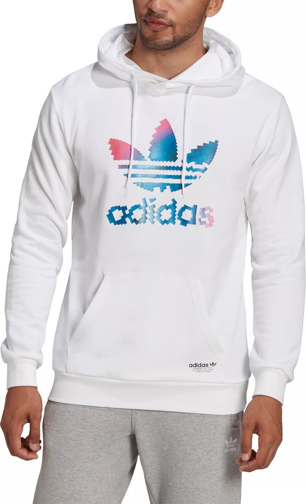 Sporting Adidas Dick\'s Originals | Men\'s Pixelated Goods Post Graphic Trefoil Connecticut Mall Hoodie