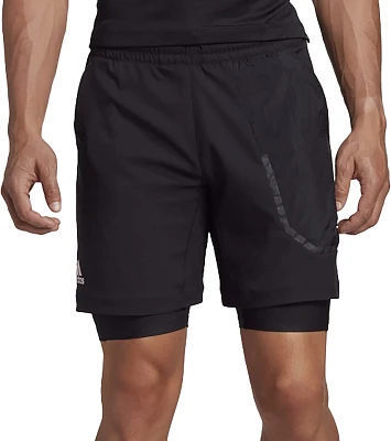 adidas Men's US Series 2-in-1 7” Tennis Shorts