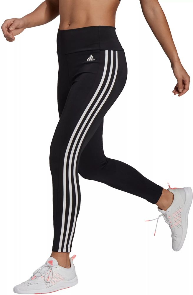 Dick's Sporting Goods Adidas Women's to Move High-Rise 3-Stripes 7/8 Sport Tights | Bridge Town