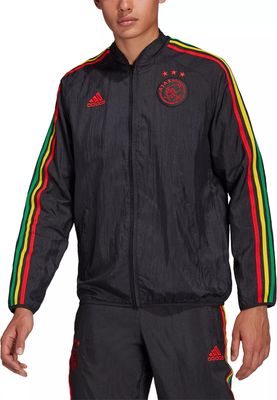adidas Men's Ajax Icon Black Jacket