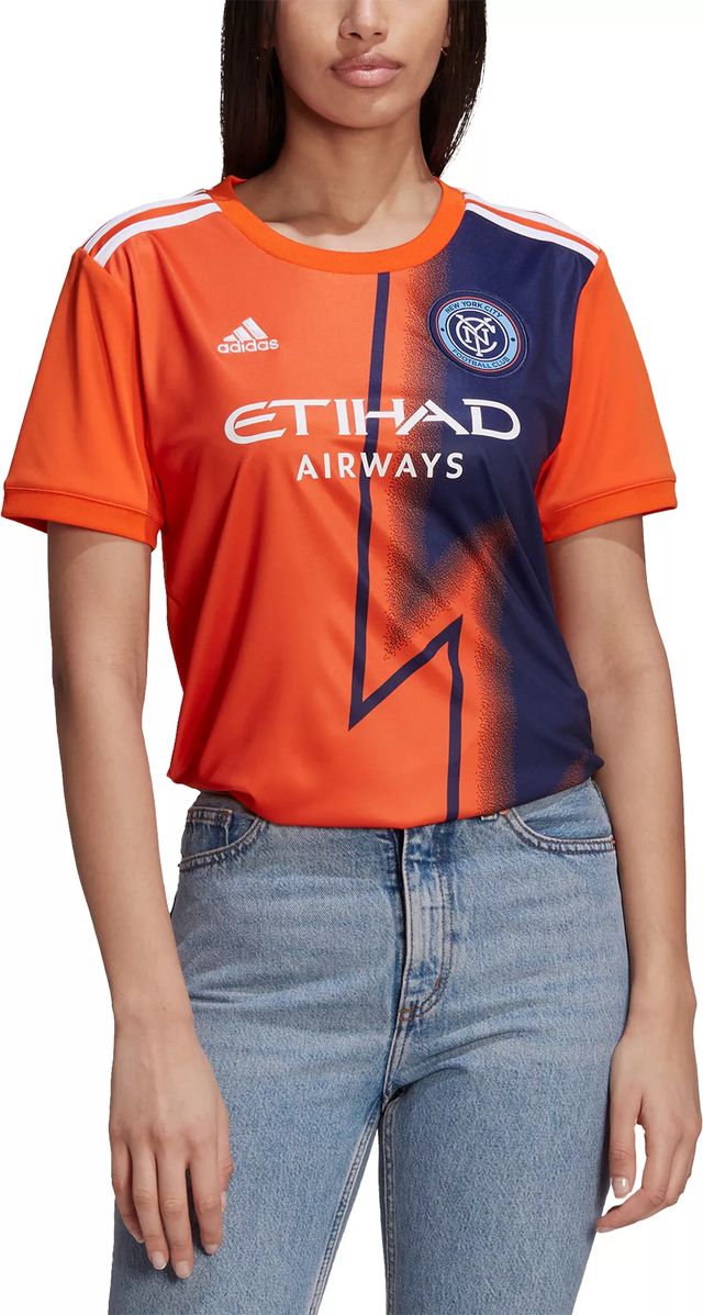 adidas New York City FC 22/23 Away Jersey - Orange