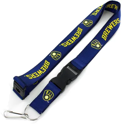 Aminco Milwaukee Brewers Blue Lanyard