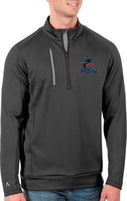 : Antigua Men's Black Miami Dolphins Generation Quarter