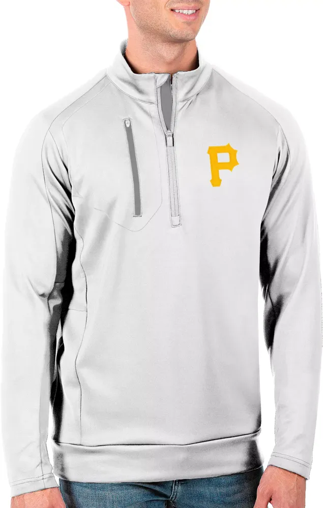 Antigua Men's Tall Pittsburgh Pirates Generation Half-Zip Pullover