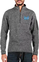 Antigua Men's Hampton Pirates Grey Fortune 1/4 Zip Pullover