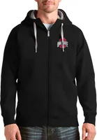 Antigua Men's Ohio State Buckeyes Black Victory Full-Zip Hoodie