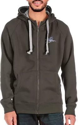 Antigua Men's Jackson State Tigers Grey Victory Full Zip Jacket