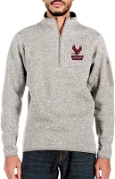 Antigua Men's North Carolina Central Eagles White Fortune 1/4 Zip Pullover