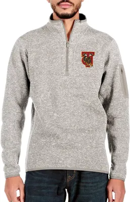 Antigua Men's Tuskegee Golden Tigers Fortune 1/4 Zip Pullover