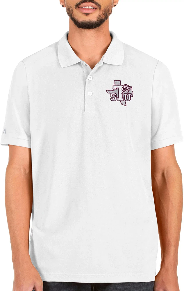 Antigua Men's Texas Southern Tigers White Legacy Polo