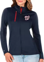 Antigua Women's Washington Nationals Generation Full-Zip Navy Jacket