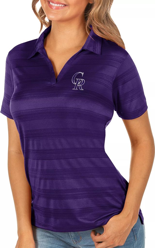 Dick's Sporting Goods Antigua Women's Colorado Rockies Salute Grey  Performance Polo