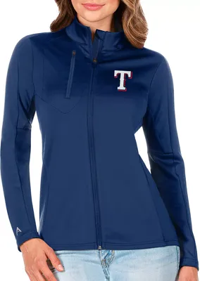 Antigua Women's Texas Rangers Generation Full-Zip Royal Jacket