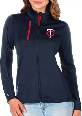 Antigua Women's Chicago Bears Grey Fortune Pullover Jacket