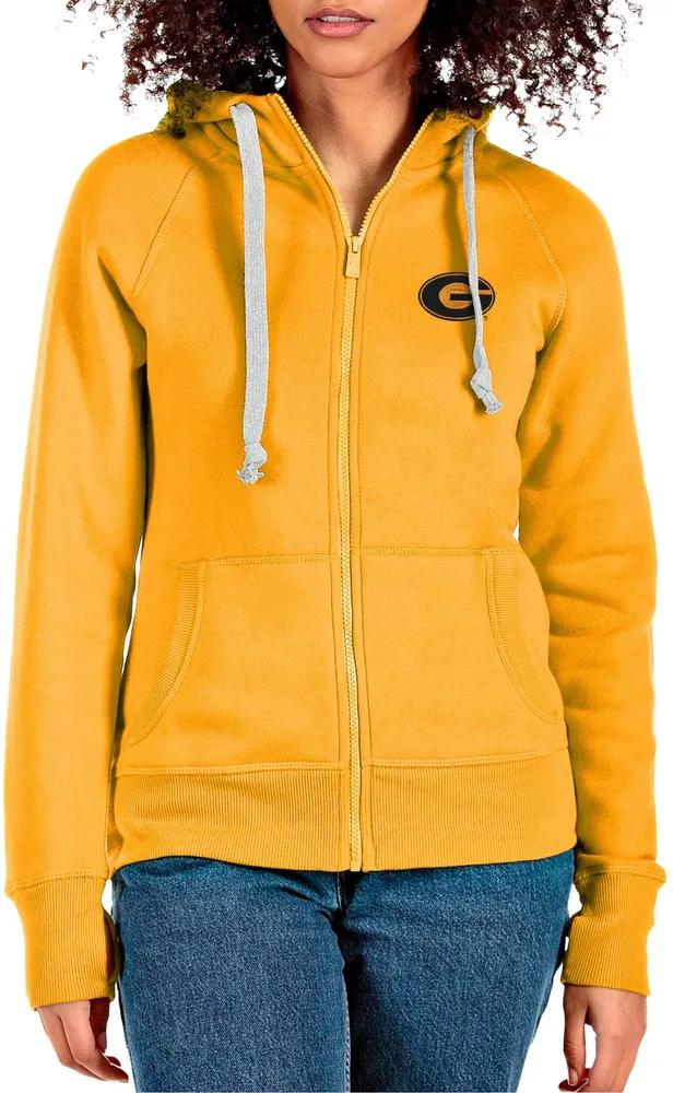 Antigua Women's Grambling State Tigers Gold Victory Full Zip Jacket