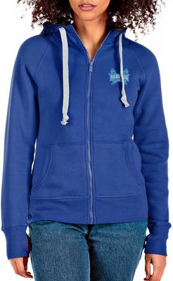 Antigua Women's Hampton Pirates Royal Victory Full Zip Jacket