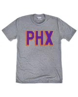 Where I'm From Adult Phoenix Airport Code Grey T-Shirt