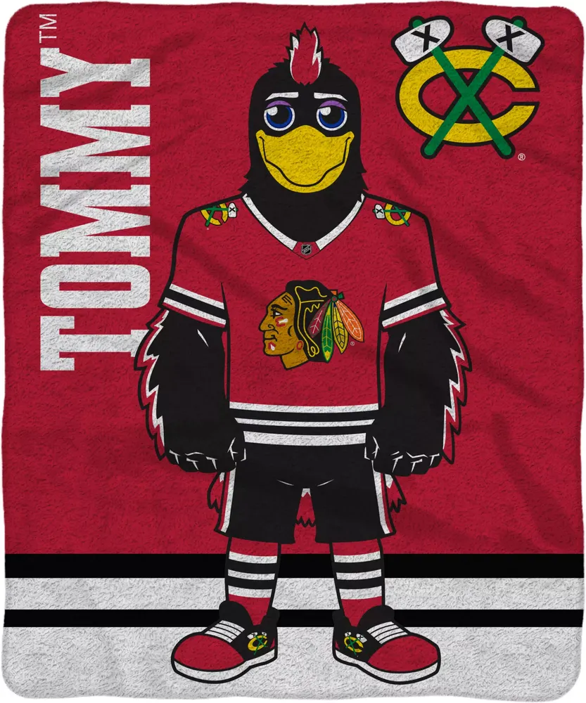 Uncanny Brands Chicago Blackhawks Tommyhawk Blanket