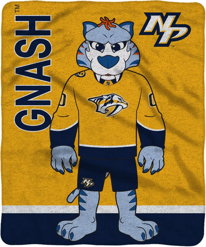 Uncanny Brands Nashville Predators Gnash Blanket