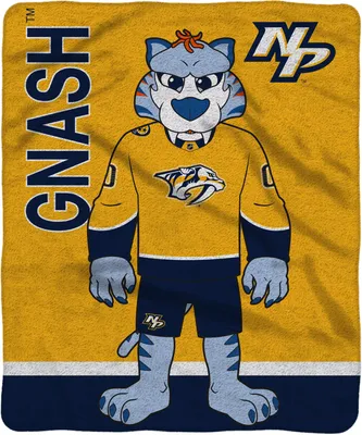 Uncanny Brands Nashville Predators Gnash Blanket