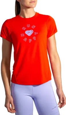 Brooks Women's Distance Graphic Short Sleeve Shirt