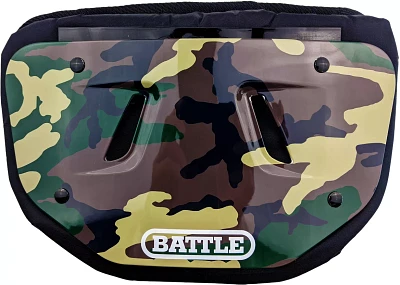 Battle Youth Chrome Green Camo Football Back Plate