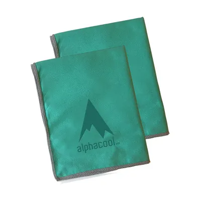 AlphaCool Microfiber Cooling Towel 2-Pack