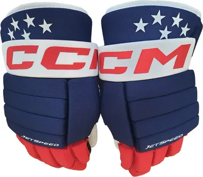 CCM Jetspeed 455 USA Ice Hockey Gloves - Senior