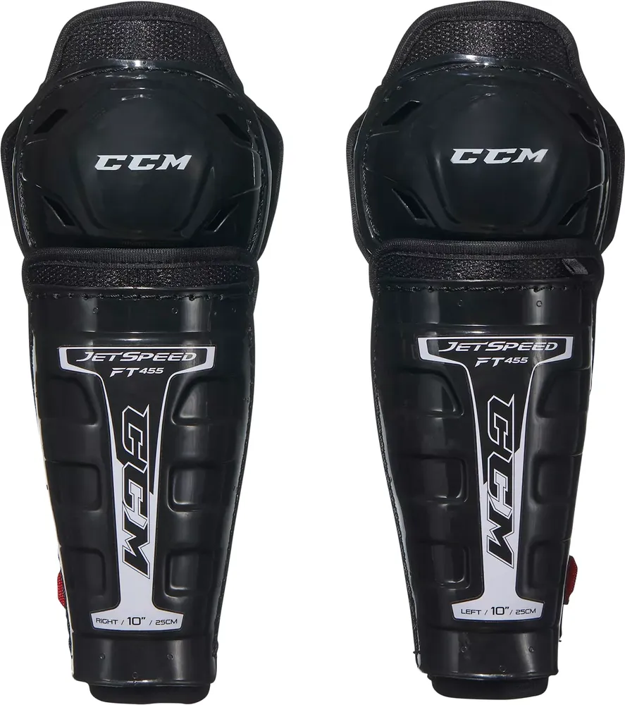 CCM Youth Jetspeed 455 Hockey Shin Guards