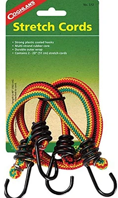 Coghlans 20” Stretch Cords – 2 Packs