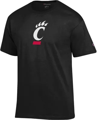 Champion Men's Cincinnati Bearcats Black Logo T-Shirt