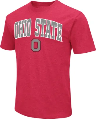 Colosseum Men's Ohio State Buckeyes Scarlet Dual Blend T-Shirt