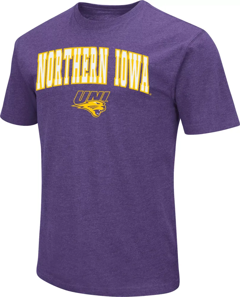 Colosseum Men's Northern Iowa Panthers  Purple Dual Blend T-Shirt